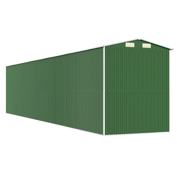 Capanno da Giardino Verde 192x938x223 cm Acciaio Zincato cod mxl 65884