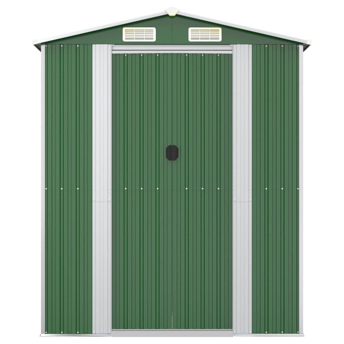Capanno da Giardino Verde 192x1021x223 cm Acciaio Zincato 3147437