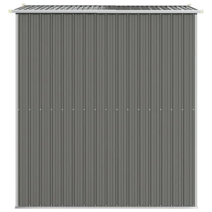 Capanno da Giardino Grigio Chiaro 192x191x223cm Acciaio Zincato 3147438