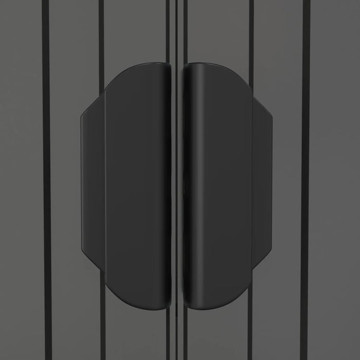 Capanno da Giardino Grigio Chiaro 192x855x223cm Acciaio Zincato 3147446