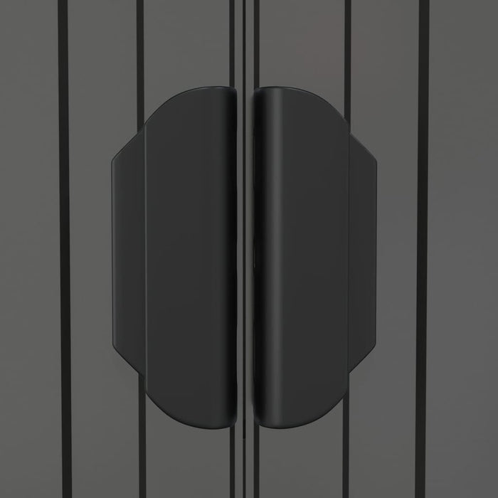 Capanno da Giardino Grigio Chiaro 192x938x223cm Acciaio Zincato 3147447