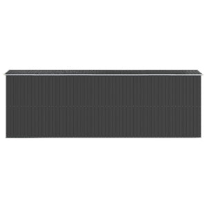 Capanno da Giardino Antracite 192x606x223 cm in Acciaio Zincato 3147454
