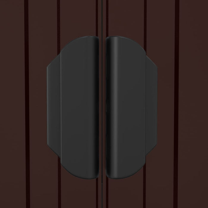 Capanno Giardino Marrone Scuro 192x1021x223 cm Acciaio Zincato cod mxl 65825