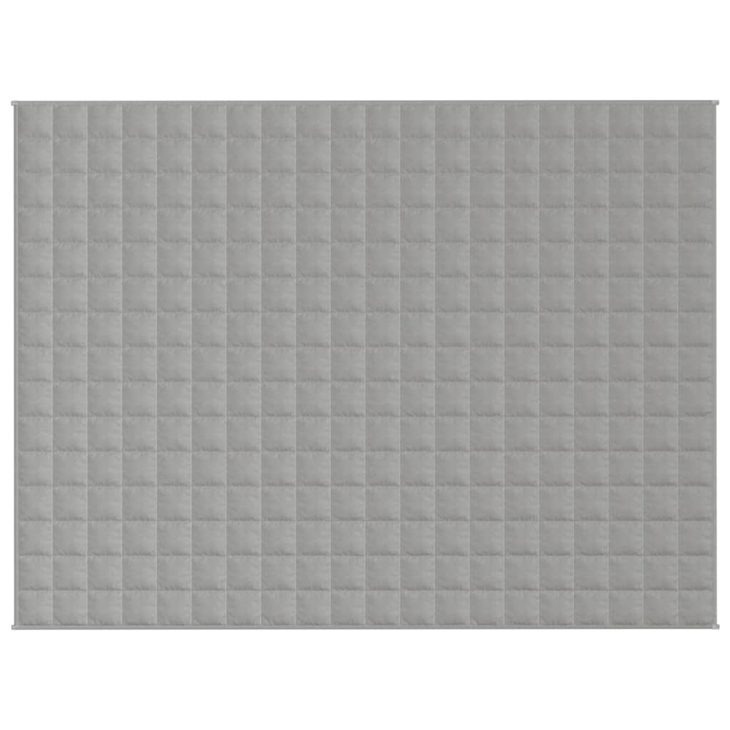 Coperta Ponderata Grigia 150x200 cm 11 kg Tessuto 350721