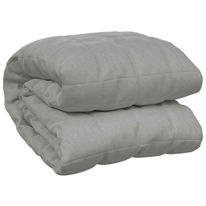 Coperta Ponderata Grigia 155x220 cm 11 kg Tessuto 350723