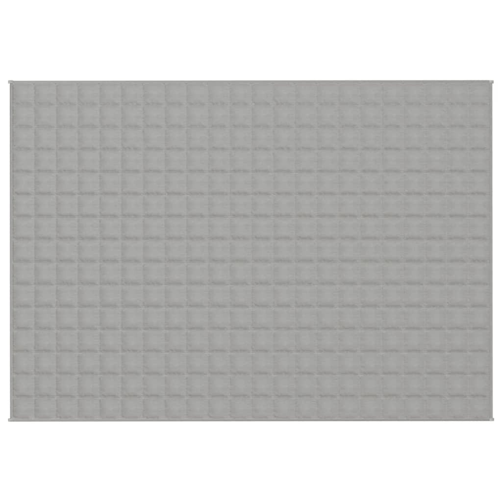 Coperta Ponderata Grigia 155x220 cm 11 kg Tessuto 350723