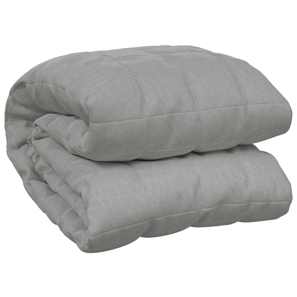 Coperta Ponderata Grigia 200x200 cm 9 kg Tessuto 350724