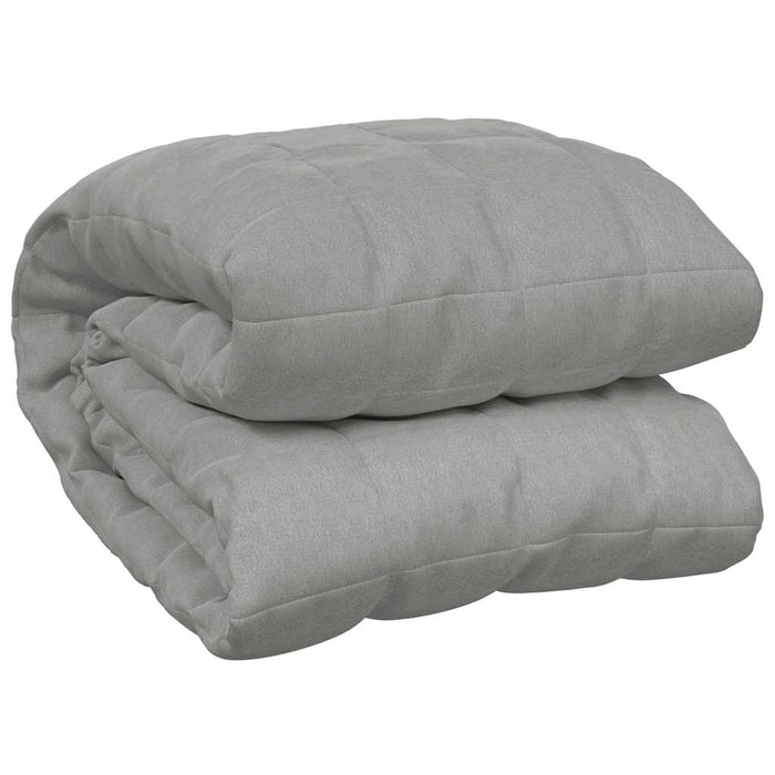 Coperta Ponderata Grigia 200x200 cm 9 kg Tessuto 350724