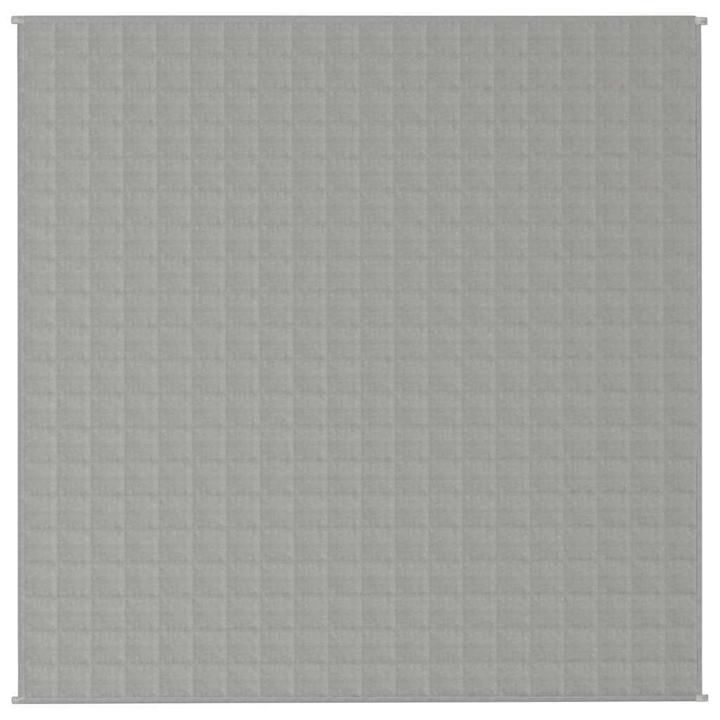 Coperta Ponderata Grigia 200x200 cm 9 kg Tessuto 350724