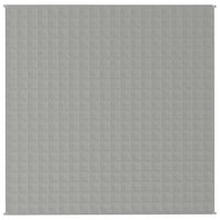 Coperta Ponderata Grigia 200x200 cm 9 kg Tessuto 350724