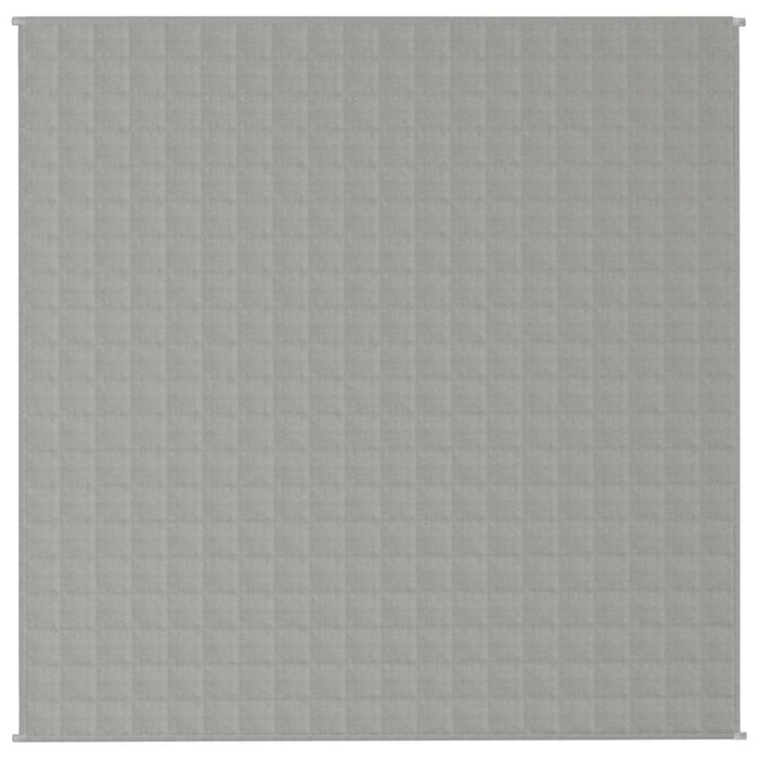 Coperta Ponderata Grigia 200x200 cm 9 kg Tessuto 350724