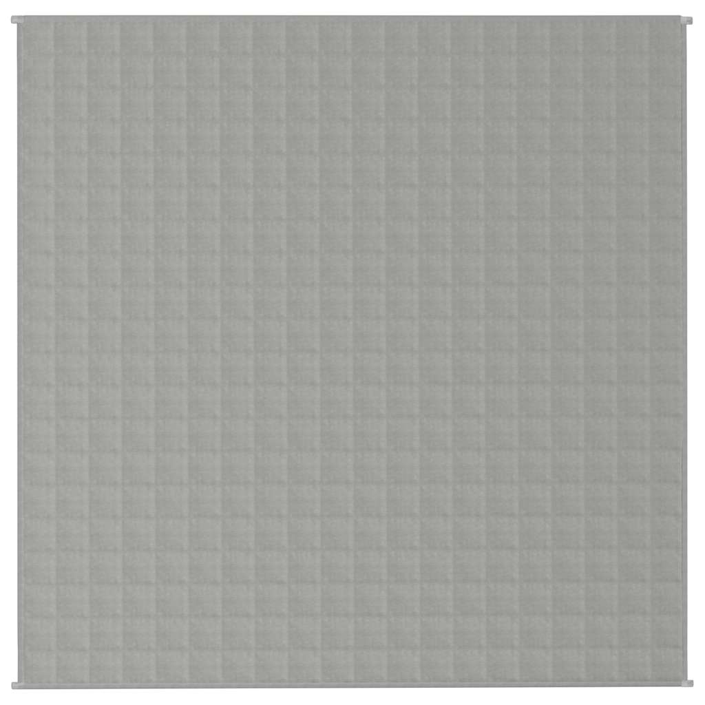 Coperta Ponderata Grigia 200x200 cm 13 kg Tessuto 350725