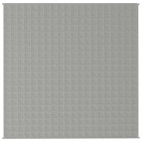 Coperta Ponderata Grigia 200x200 cm 13 kg Tessuto 350725