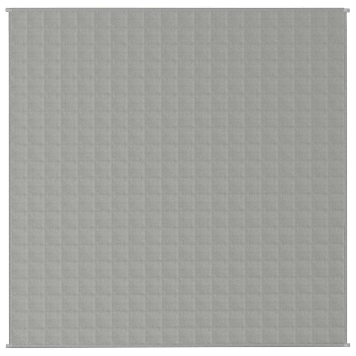 Coperta Ponderata Grigia 200x200 cm 13 kg Tessuto 350725