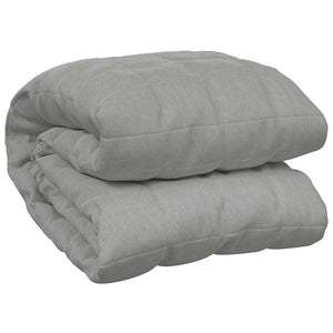 Coperta Ponderata Grigia 200x225 cm 13 kg Tessuto 350727