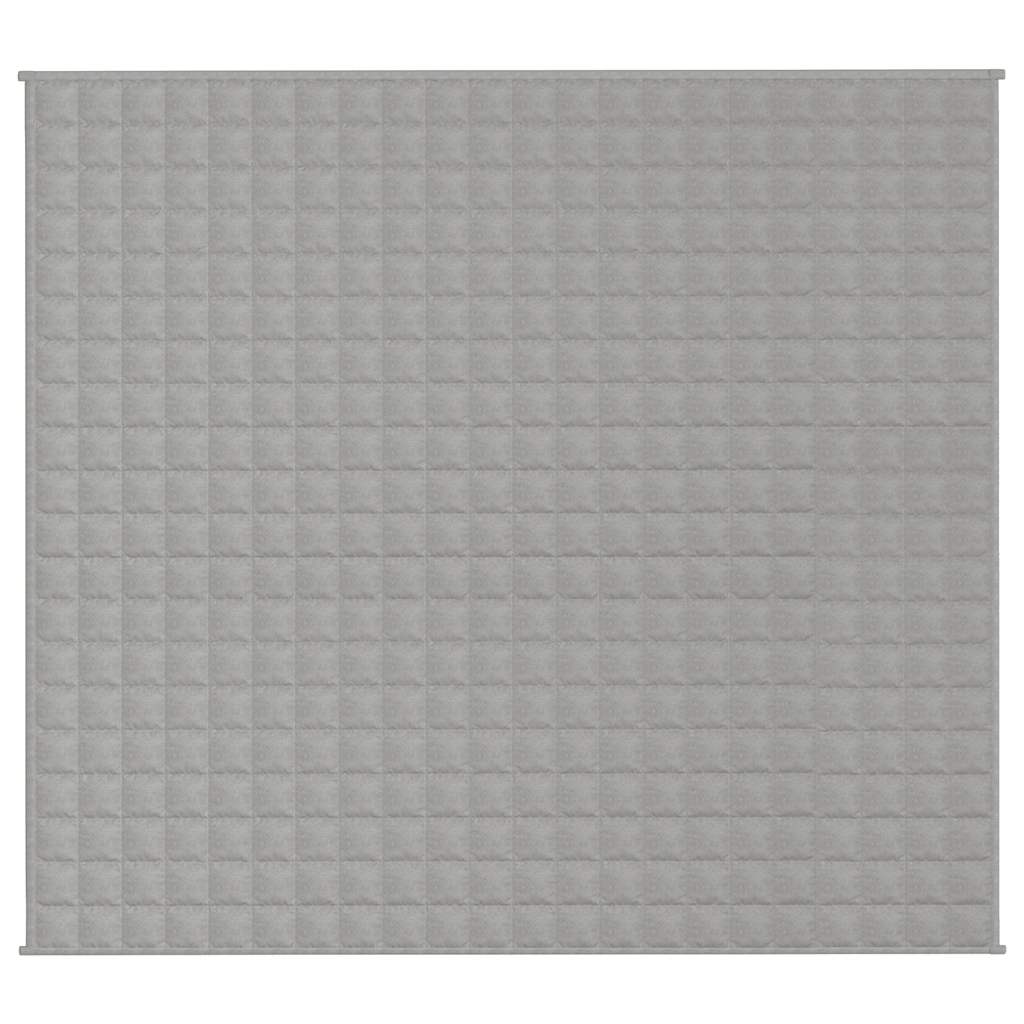 Coperta Ponderata Grigia 200x225 cm 13 kg Tessuto 350727