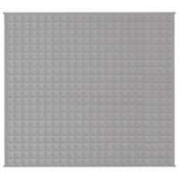 Coperta Ponderata Grigia 200x225 cm 13 kg Tessuto 350727