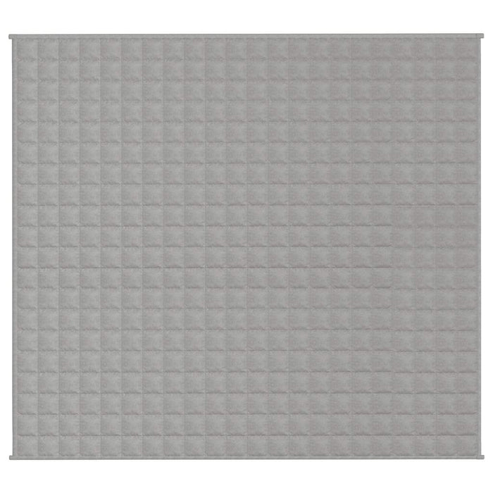 Coperta Ponderata Grigia 200x225 cm 13 kg Tessuto 350727