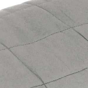 Coperta Ponderata Grigia 200x225 cm 13 kg Tessuto 350727