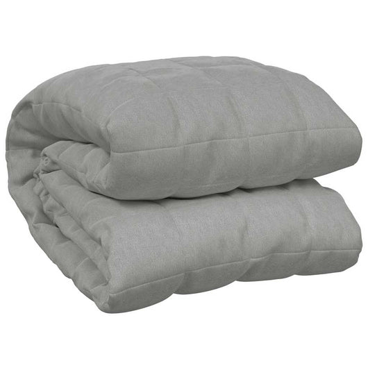 Coperta Ponderata Grigia 220x235 cm 11 kg Tessuto 350728
