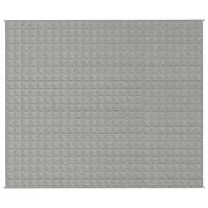 Coperta Ponderata Grigia 220x260 cm 15 kg Tessuto 350731