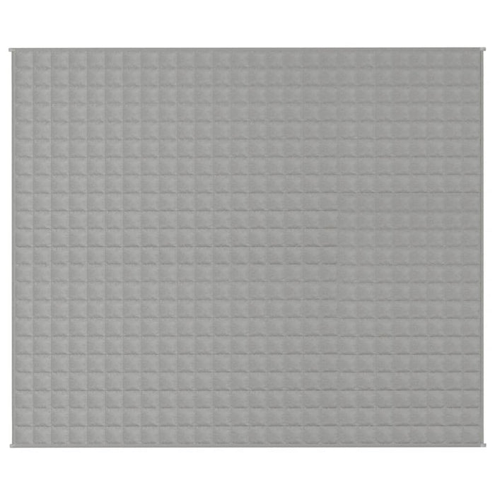 Coperta Ponderata Grigia 220x260 cm 15 kg Tessuto 350731