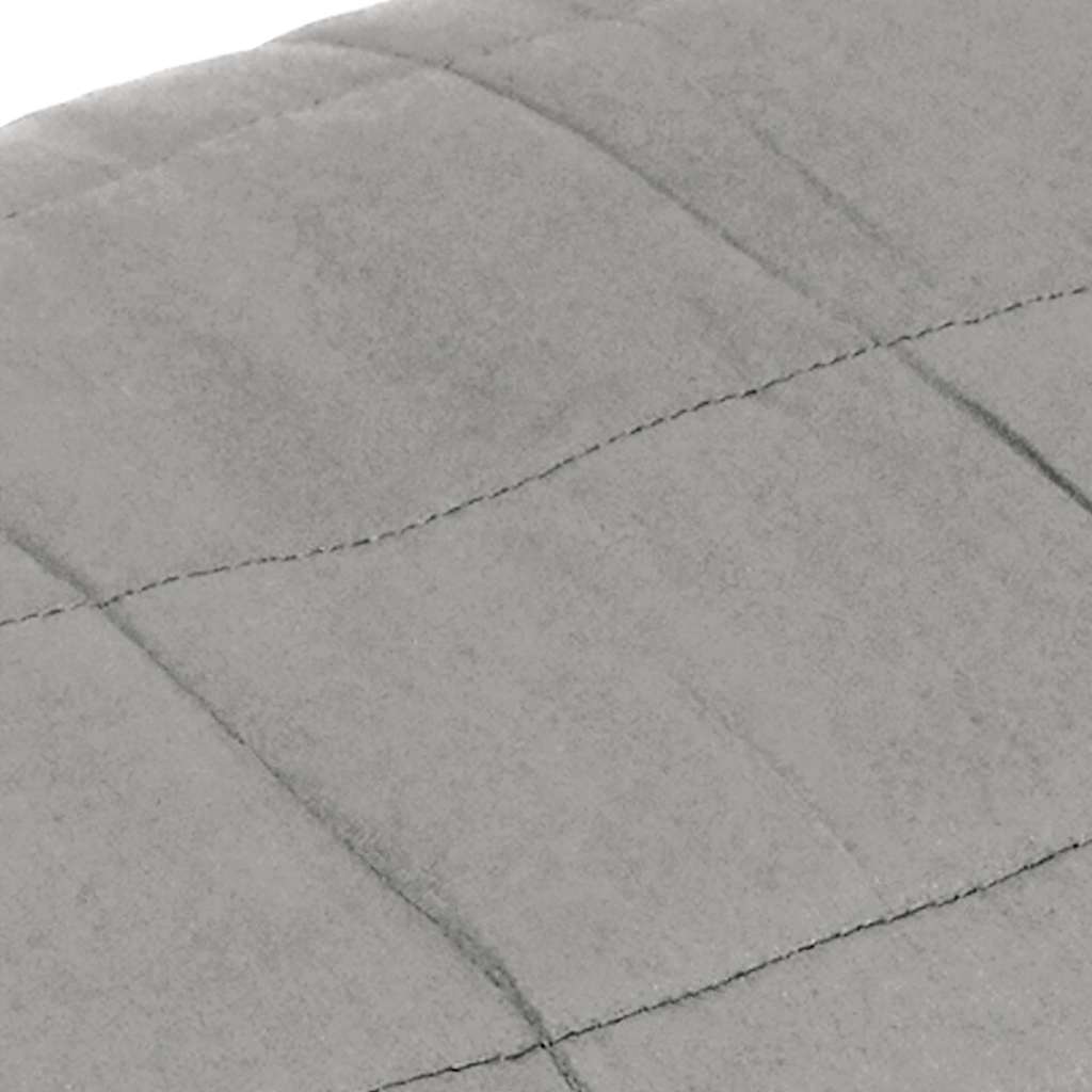 Coperta Ponderata Grigia 220x260 cm 15 kg Tessuto 350731