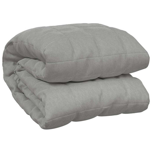 Coperta Ponderata Grigia 235x290 cm 11 kg Tessuto 350732