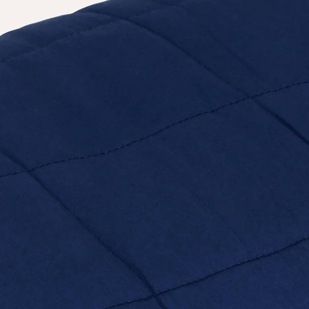 Coperta Ponderata Blu 150x200 cm 11 kg Tessuto 350739