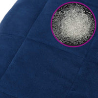 Coperta Ponderata Blu 220x235 cm 15 kg Tessuto 350747
