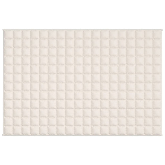 Coperta Ponderata Crema Chiaro 120x180 cm 5 kg Tessuto cod mxl 66976