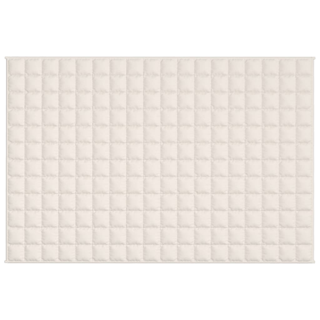 Coperta Ponderata Crema Chiaro 120x180 cm 9 kg Tessuto cod mxl 66975