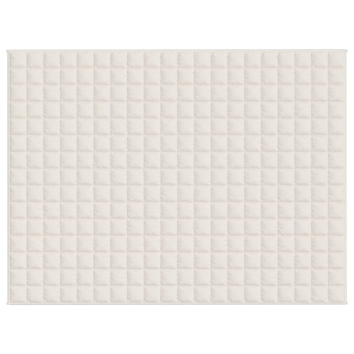 Coperta Ponderata Crema Chiaro 150x200 cm 7 kg Tessuto cod mxl 66972