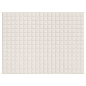 Coperta Ponderata Crema Chiaro 150x200 cm 11 kg Tessuto 350757
