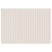 Coperta Ponderata Crema Chiaro 155x220 cm 7 kg Tessutocod mxl 93457