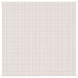 Coperta Ponderata Crema Chiaro 200x200 cm 9 kg Tessuto 350760