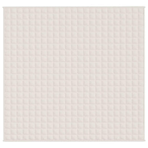 Coperta Ponderata Crema Chiaro 220x235 cm 11 kg Tessuto 350764