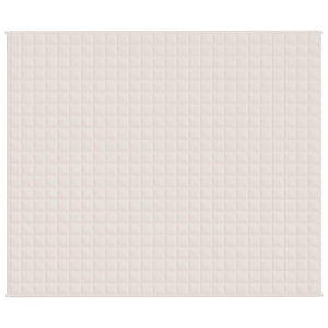 Coperta Ponderata Crema Chiaro 220x260 cm 11 kg Tessuto 350766