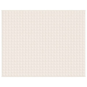 Coperta Ponderata Crema Chiaro 235x290 cm 11 kg Tessuto cod mxl 66980
