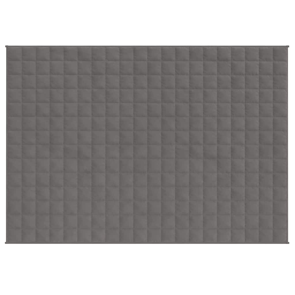 Coperta Ponderata Grigia 150x200 cm 7 kg Tessuto 350774