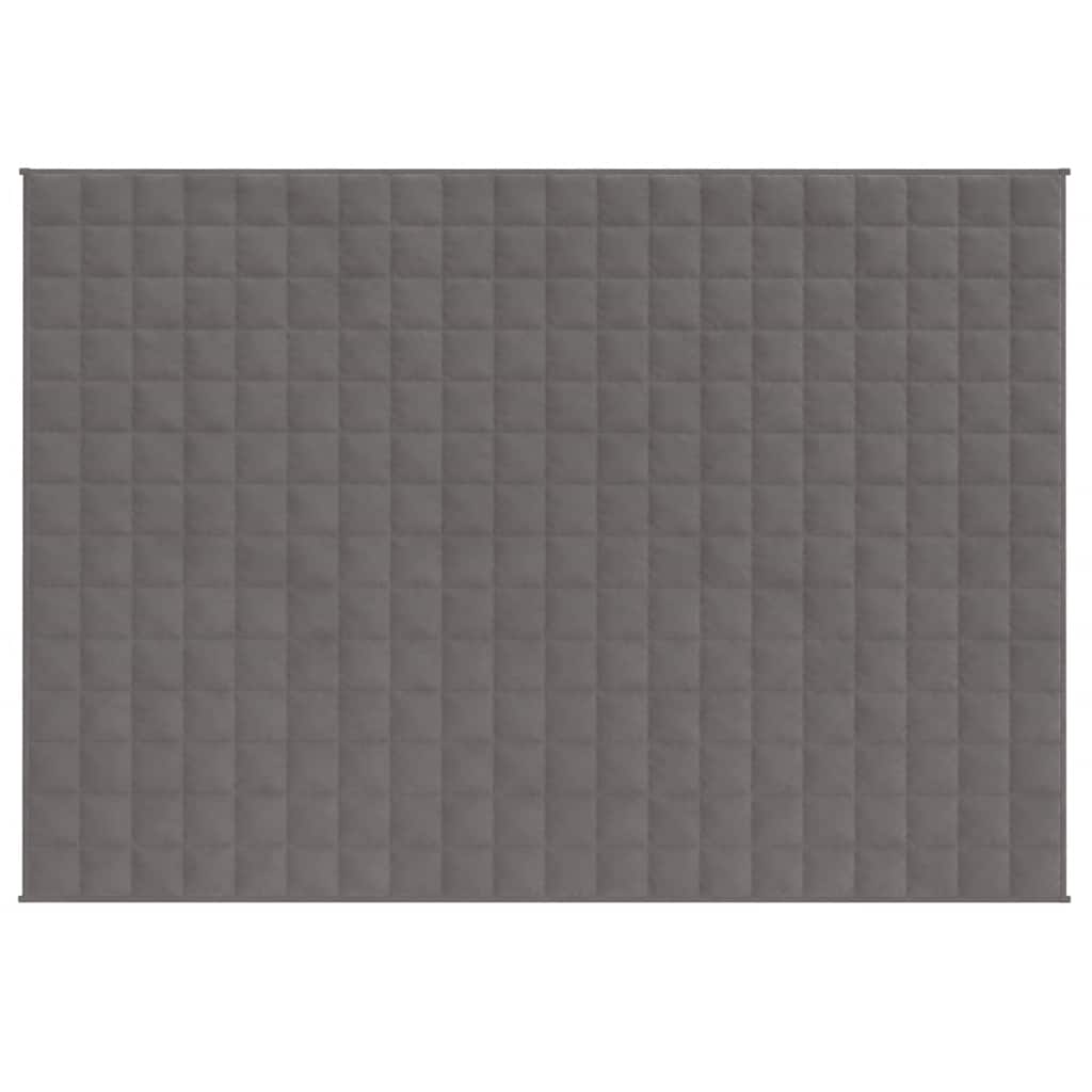 Coperta Ponderata Grigia 150x200 cm 11 kg Tessuto 350775