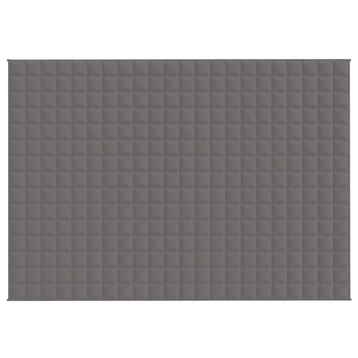 Coperta Ponderata Grigia 155x220 cm 11 kg Tessuto 350777