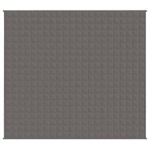 Coperta Ponderata Grigia 200x225 cm 9 kg Tessuto 350780