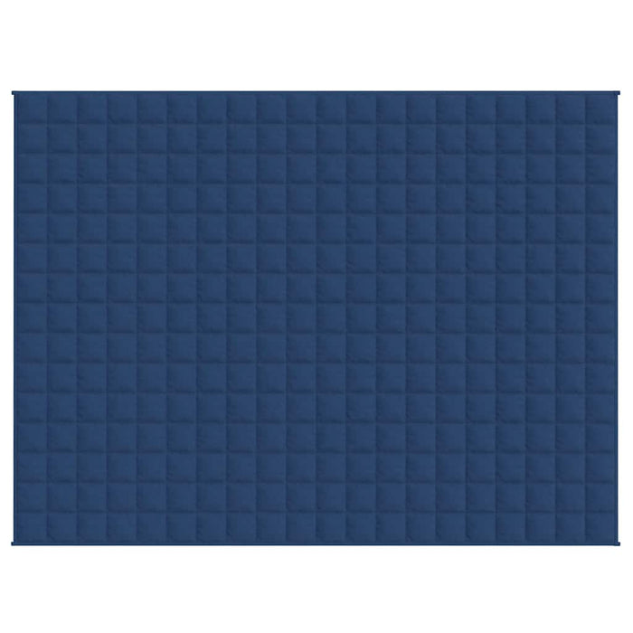 Coperta Ponderata Blu 150x200 cm 7 kg Tessuto 350792