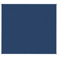 Coperta Ponderata Blu 200x225 cm 13 kg Tessuto 350799
