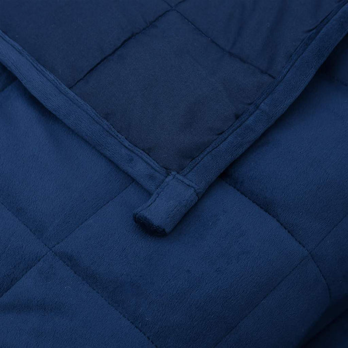 Coperta Ponderata Blu 235x290 cm 11 kg Tessuto 350804