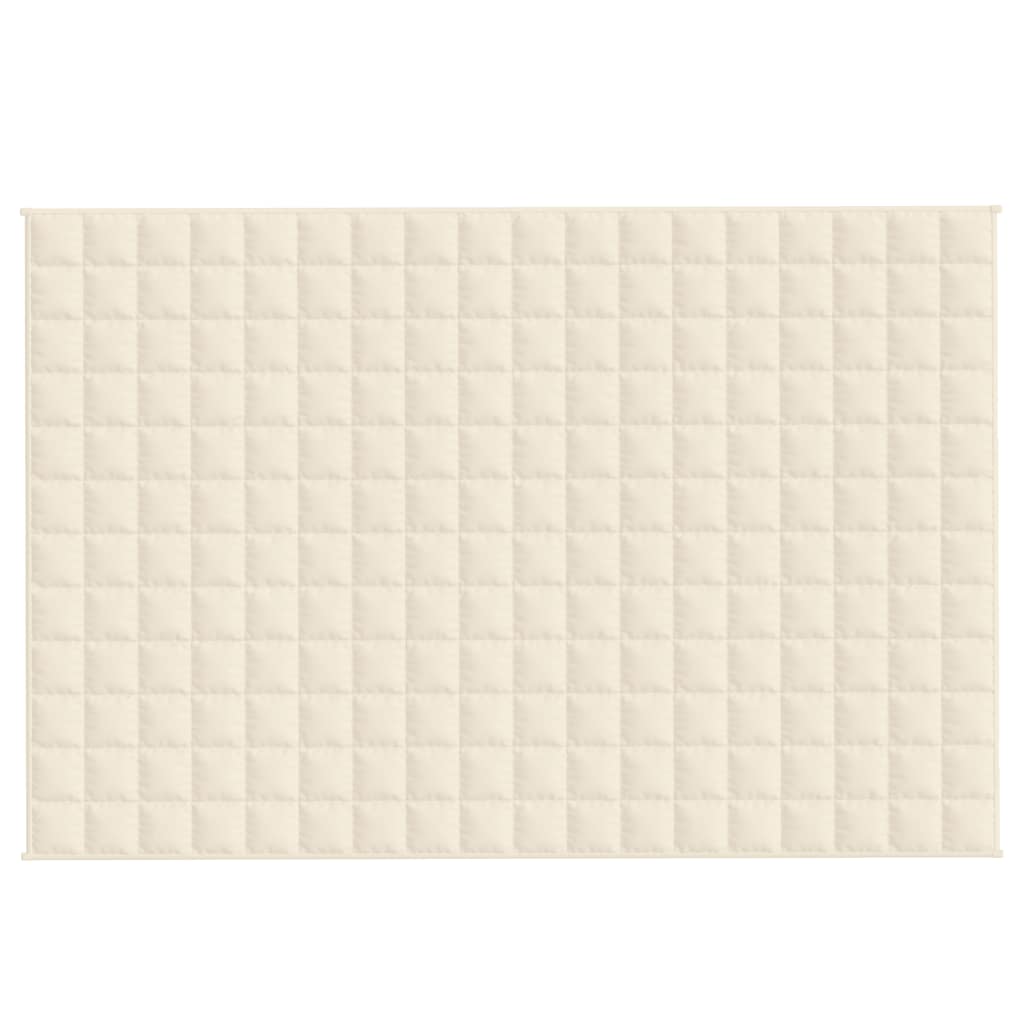 Coperta Ponderata Crema Chiaro 120x180 cm 5 kg Tessuto 350806