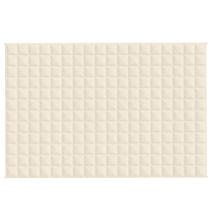 Coperta Ponderata Crema Chiaro 120x180 cm 5 kg Tessuto 350806