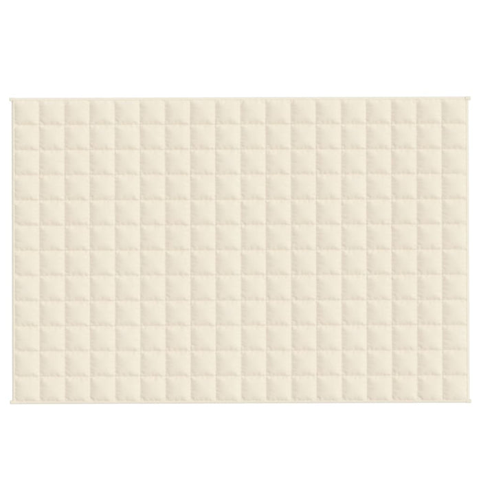Coperta Ponderata Crema Chiaro 120x180 cm 9 kg Tessuto cod mxl 68415
