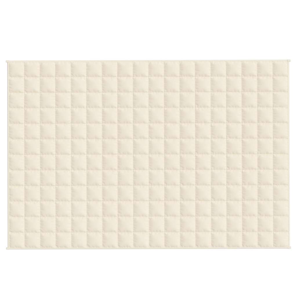 Coperta Ponderata Crema Chiaro 120x180 cm 9 kg Tessuto 350807